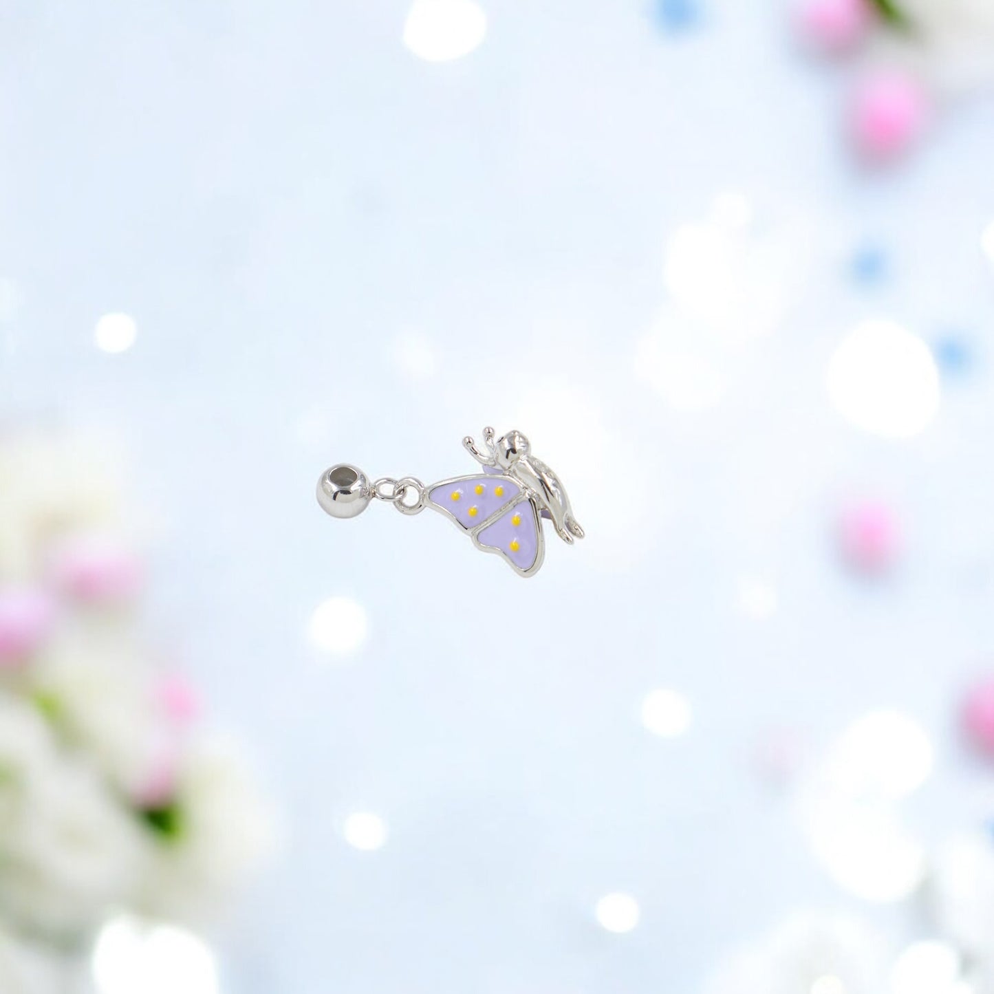 Butterfly Charm | Purple