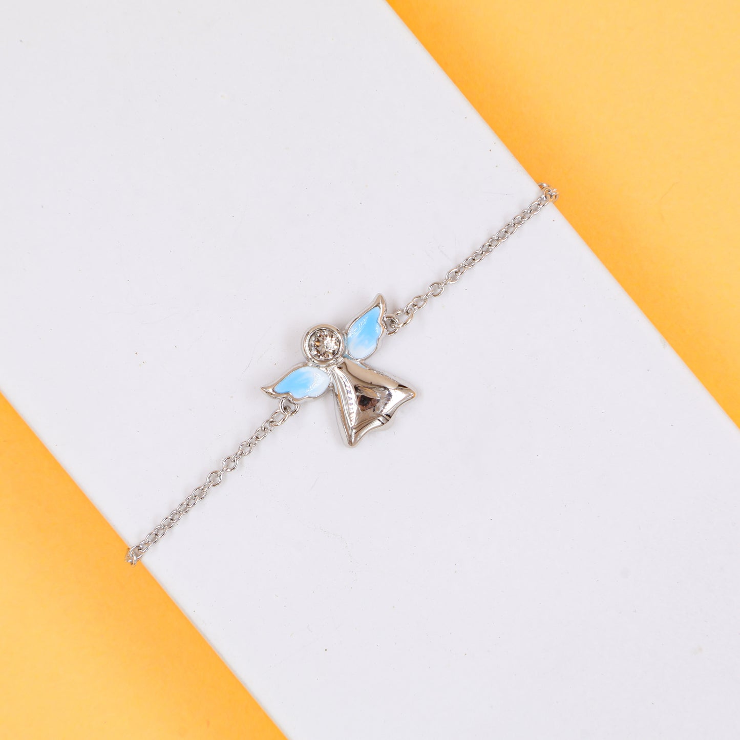 Angel Charm Bracelet | Blue
