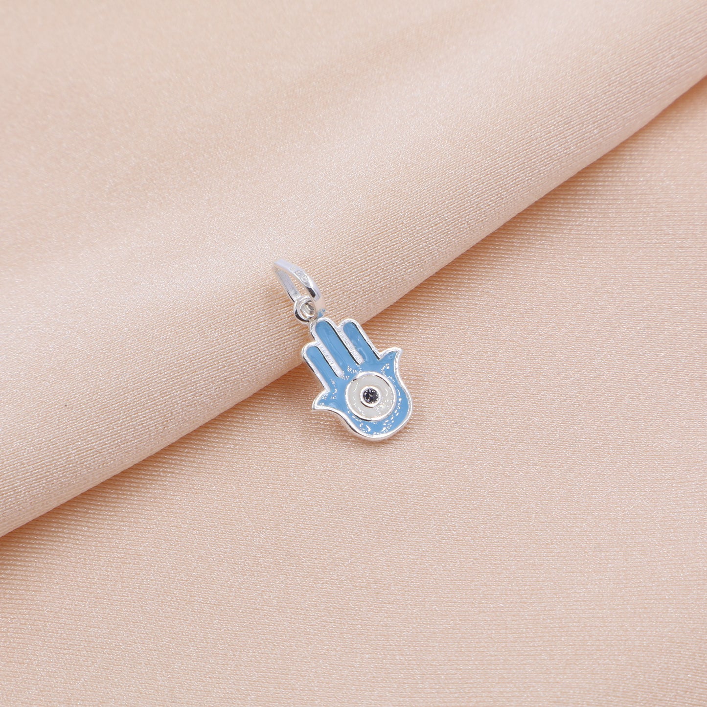 Hamsa Hand Locket | Blue