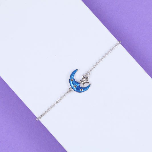 Twinkle Moon Bracelet | Blue