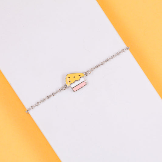 Little Cupcake Charm Bracelet | Yellow