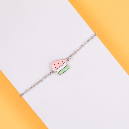 Little Cupcake Charm Bracelet | Pink