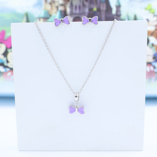 Pretty in Purple Bow Set