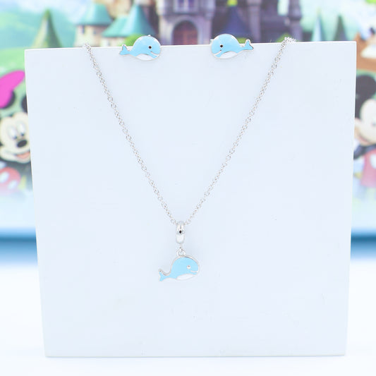Little Whale Charm Set | Blue