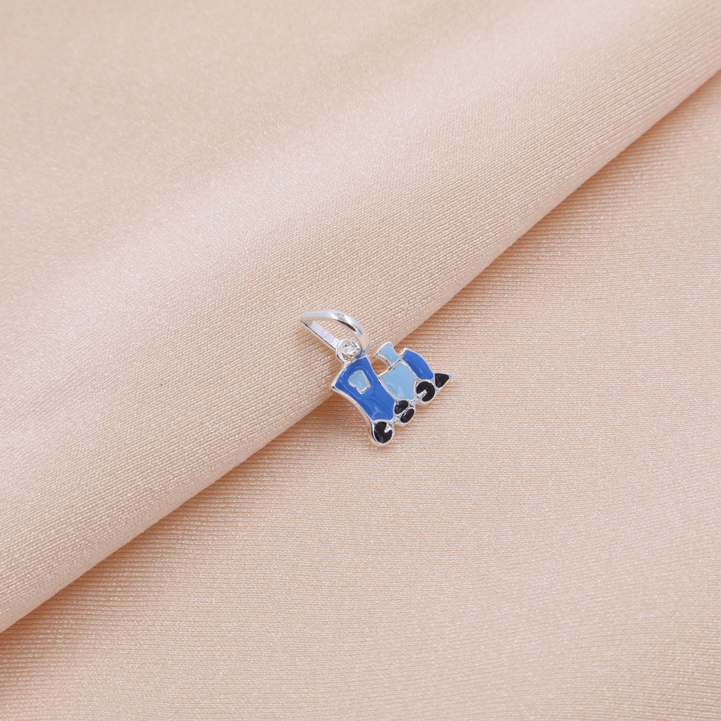 Train Locket | Blue