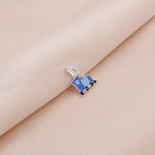 Train Locket | Blue